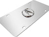 Acura License Plate - Stainless Steel Chrome with Chrome 3D Logo