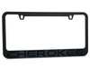 Jeep Cherokee Stealth Blackout License Plate Frame