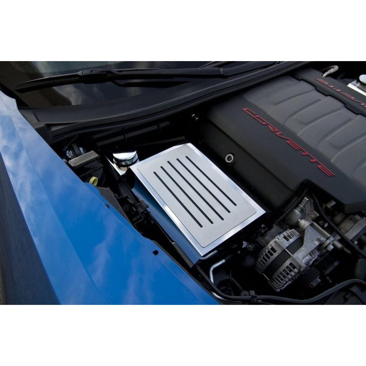 American Car Craft 053037 Polished Fuse Box Cover with Ribbed Slots-SR1 Performance
