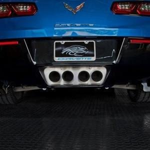 C7 Corvette Stingray Standard Exhaust Port Filler Panel- Polished Non Illuminated