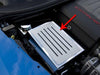 C7 Corvette Stingray Fuse Box Cover Polished - Slotted