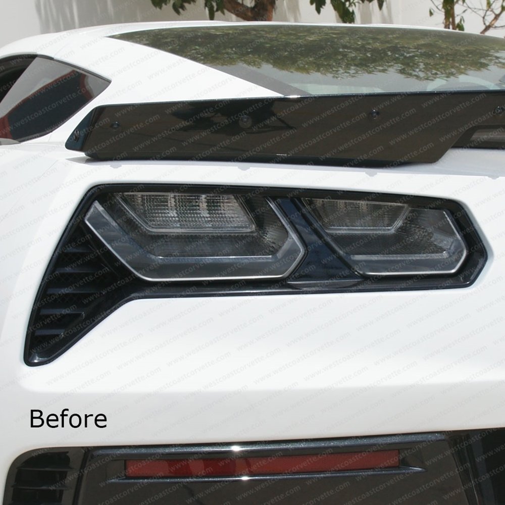 Corvette Blackout Kit - Molded Acrylic Rear Taillights : C7, Stingray, Z51, Z06, Grand Sport-SR1 Performance