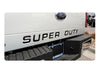 Ford Super Duty Trucks Tail Gate Chrome Letter Insert