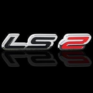 LS2 Billet Chrome Badge