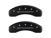 MGP 13009SSTYMB Caliper Covers-Matte Black, Front and Rear: Stingray