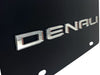 2019-2023 GMC Denali on Carbon Steel License Plate with Mirrored Script