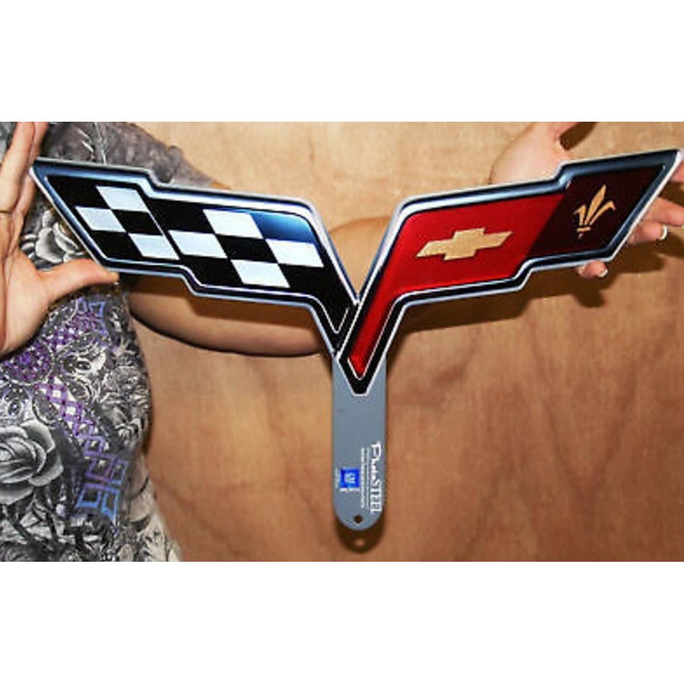 C6 Corvette Metal Landscaping Stake Sign 18 x 11-SR1 Performance