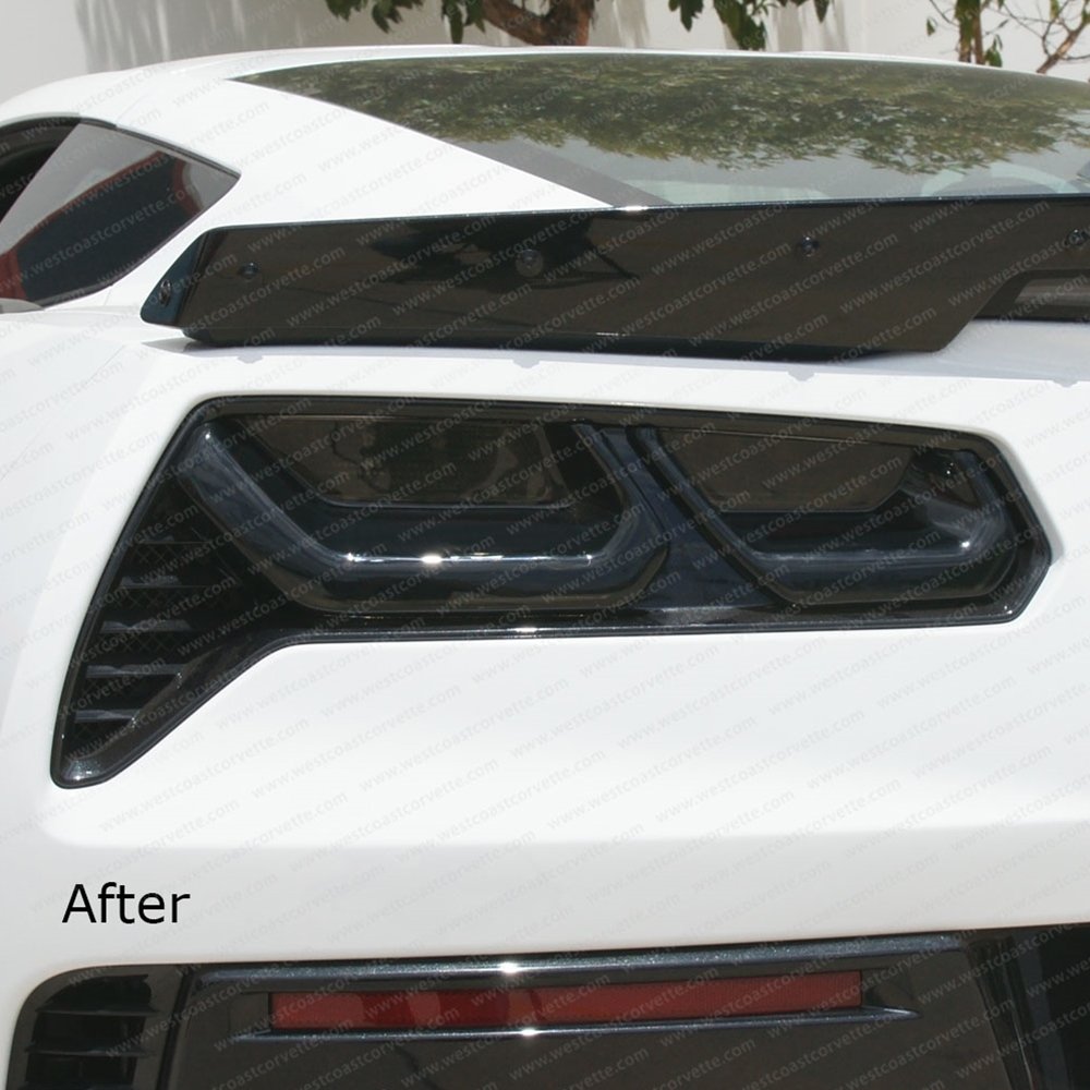 Corvette Blackout Kit - Molded Acrylic Rear Taillights : C7, Stingray, Z51, Z06, Grand Sport-SR1 Performance