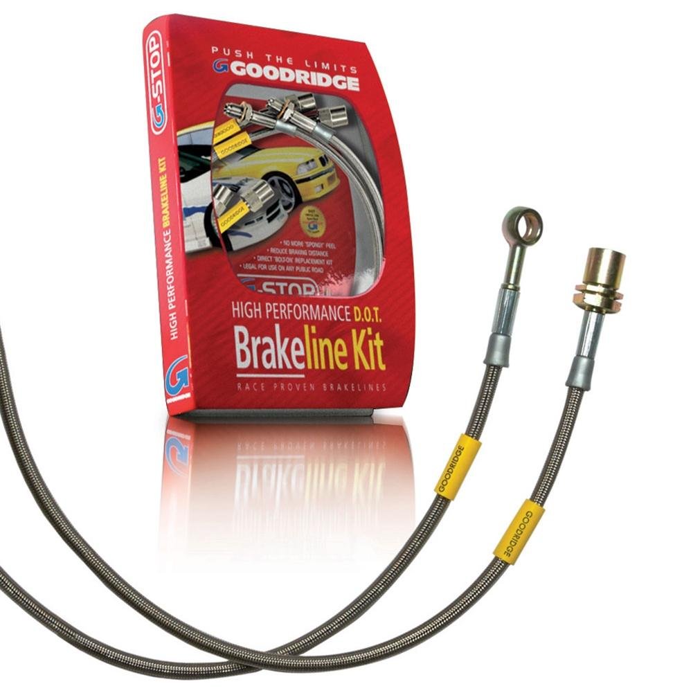 Corvette Goodridge G-Stop Brake Lines - Stainless Steel (Set) 1997-2004 C5, Z06