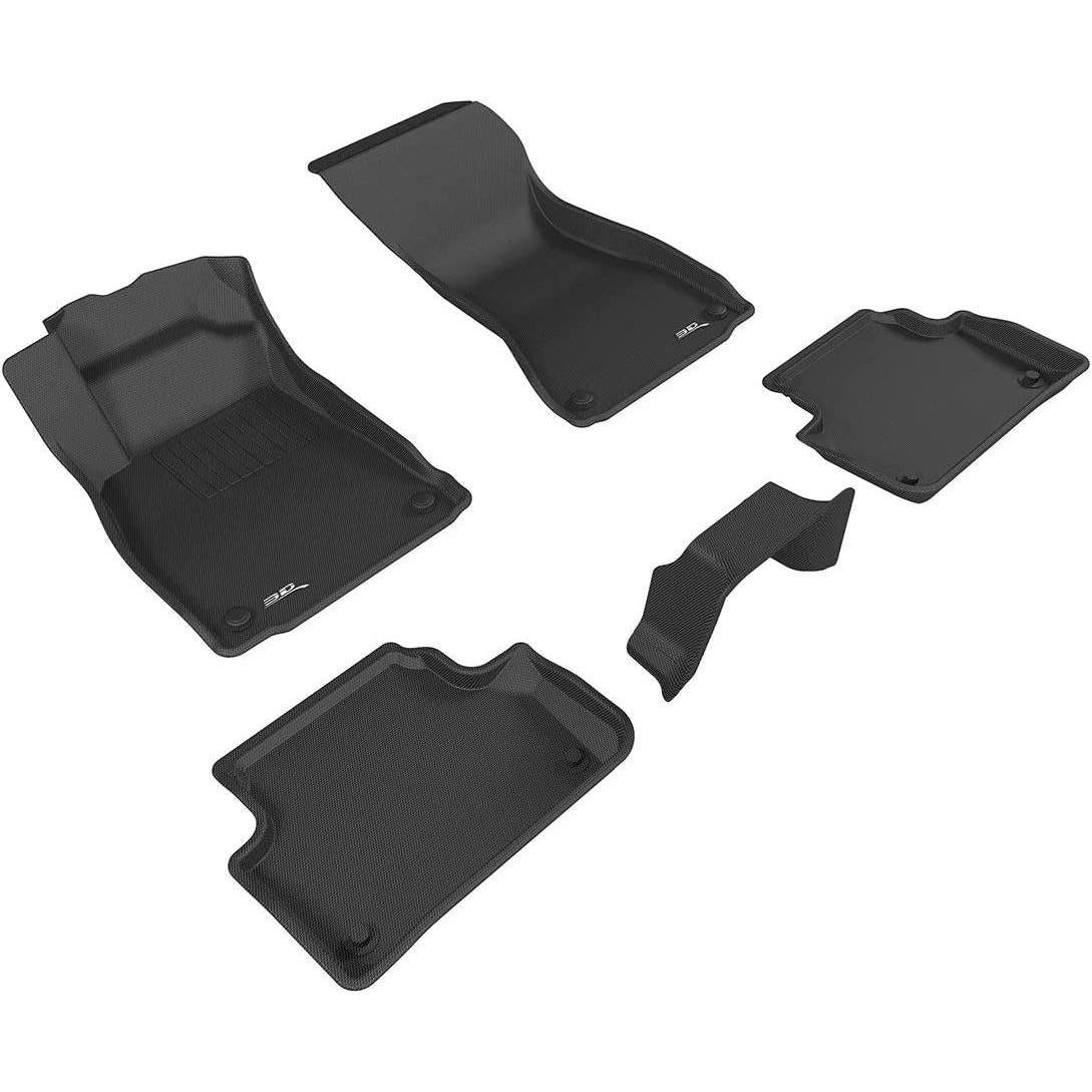 2017-2021 Audi A4 /A4 ALLROAD/S4/A5/S5 Custom Fit Floor Mats - Black-SR1 Performance