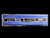Ford F-150 Truck Stainless Steel Wall Hanging Sign - Blue/Chrome : 35" x 9"