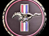Ford Mustang Pony with Bars Stainless Steel Wall Hanging Sign - Chrome : 22"