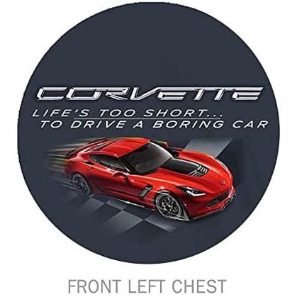 C7 Z06 Corvette Life's Too Short Tee Shirt - Dark Grey-SR1 Performance