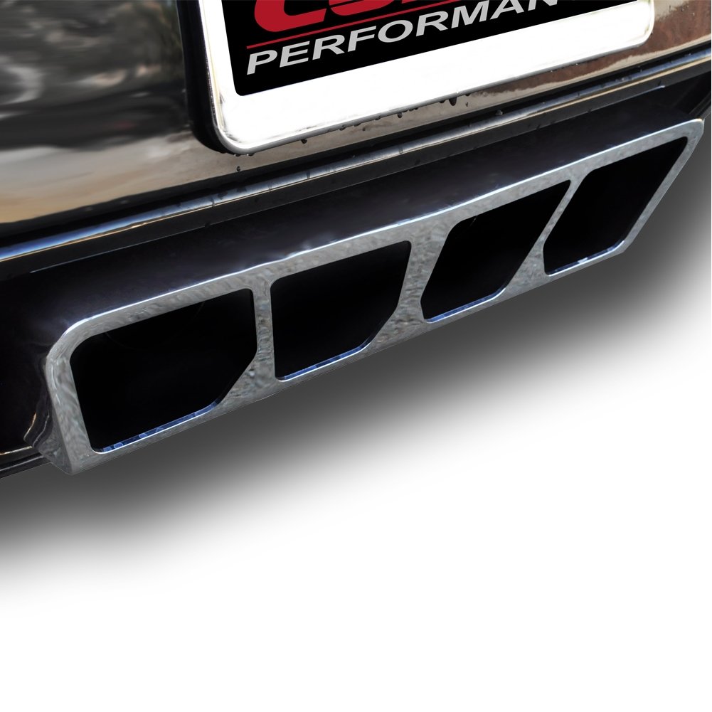 Corsa Corvette Exhaust System (14763): 2.75” Polished Poly Tip Corsa Xtreme Valve-Back Performance Exhaust For C7 Corvette Stingray