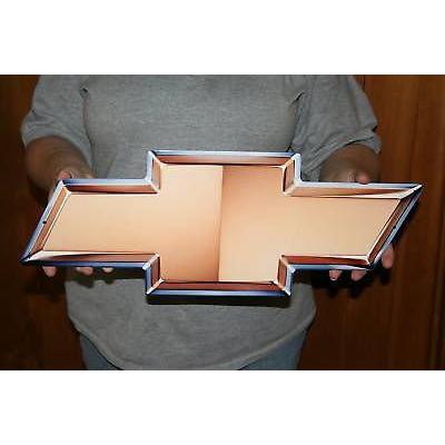 Chevrolet Bowtie Metal Wall Sign - 21" x 8"-SR1 Performance