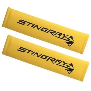 Corvette Seatbelt Harness Pad : C7 Stingray (Yellow)-SR1 Performance