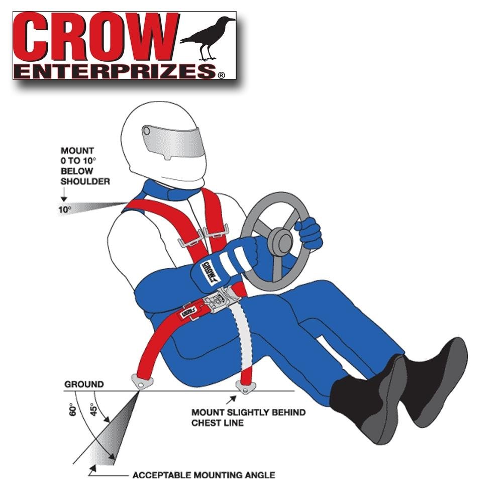 Corvette Racing Harness : Crow Enterprizes 50" - Blue-SR1 Performance