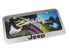 Jeep License Plate Frame - Chrome