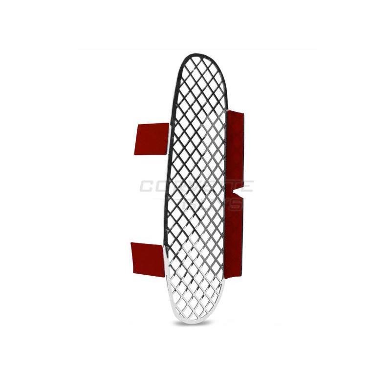 American Car Craft Chevrolet Corvette 1997 1998 1999 2000 2001 2002 2003 2004 Chrome Mesh Side Vent Grille Chrome Insert Trim Kit-SR1 Performance