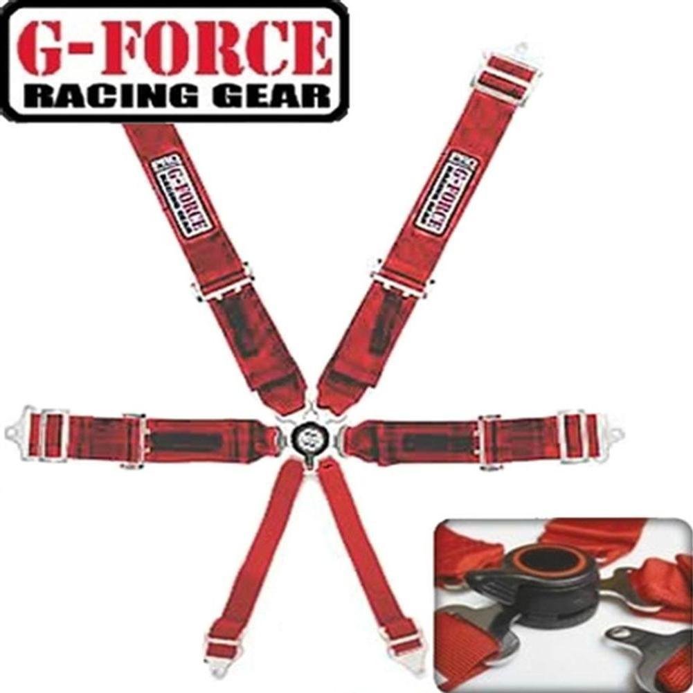 Corvette Shoulder Harness Cam Lock G-Force Racing - 6 Point : Red-SR1 Performance