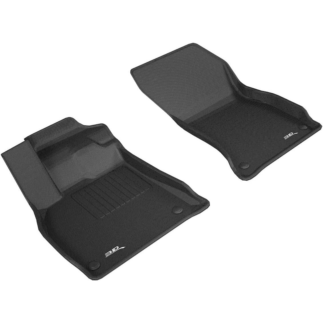 2018-2022 Audi Q5 3D MAXpider All-Weather Floor Mats Kagu Black-SR1 Performance