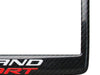 C7 Corvette Grand Sport Carbon Fiber License Plate Frame