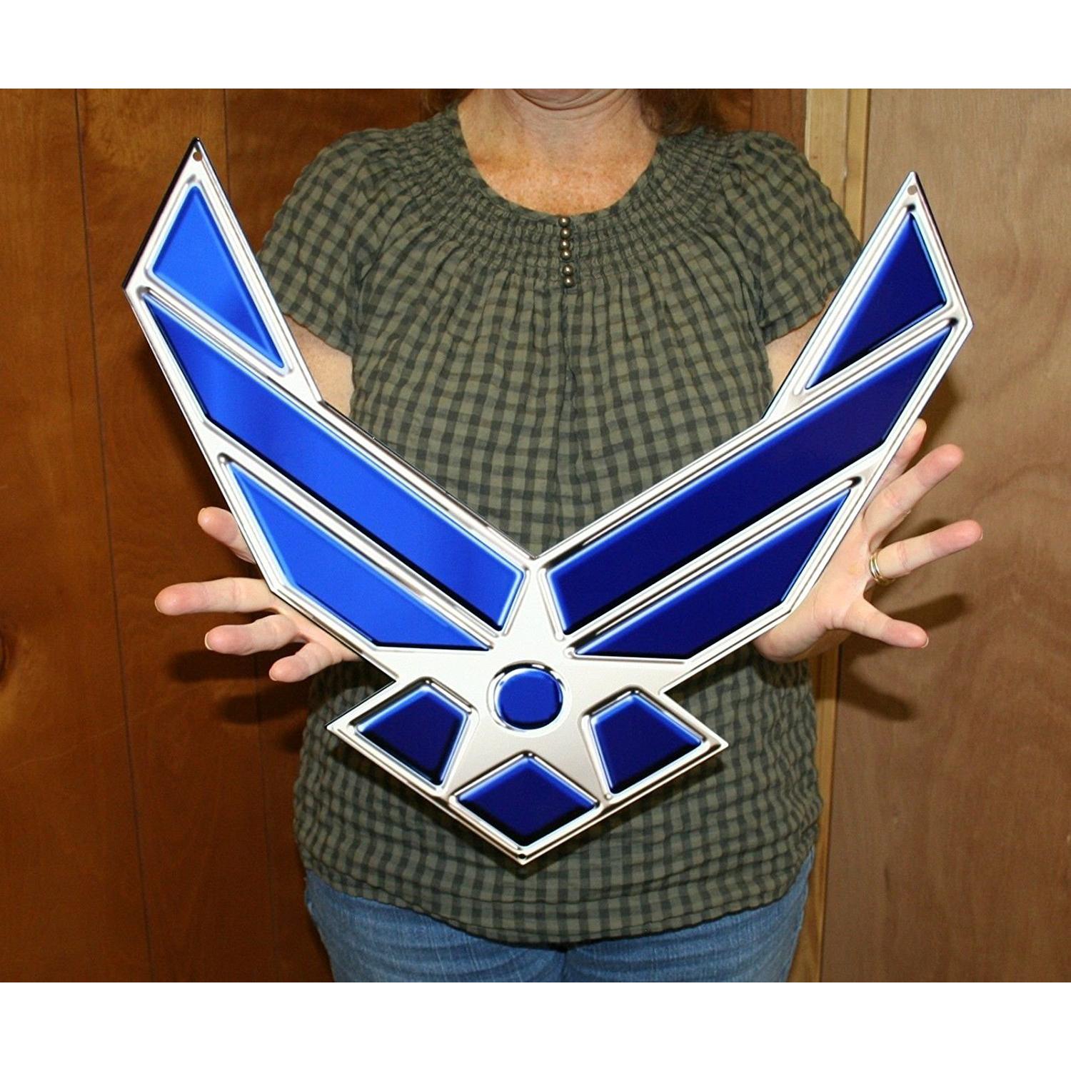 US Air Force Ribbon Metal Sign - US Air Force Wall Sign - 18" x 17"-SR1 Performance