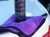 Liquid X Purple Xtreme Plush Waffle Weave Towel - 16" x 16"