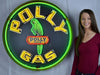 Polly Gasoline Neon Sign in a Metal Can : 36in