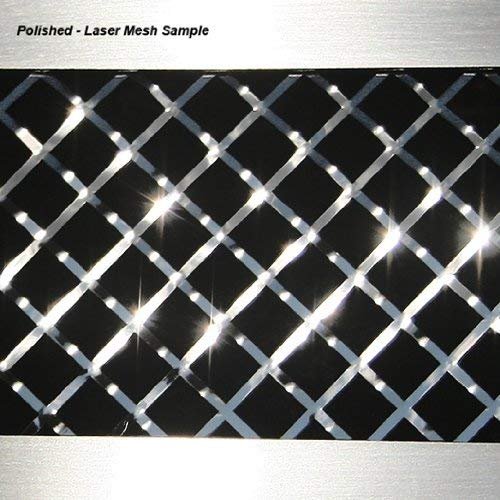 Corvette C6Z06/Grand Sport/ZR1 Laser Mesh Vent Grills Rr Side 2 Pc SS Pol-SR1 Performance