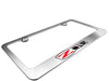 C6 Corvette Z06 505HP Logo Metal License Frame - Chrome