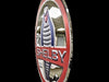 Classic Shelby Cobra Badge Stainless Steel Wall Hanging Sign - 22"