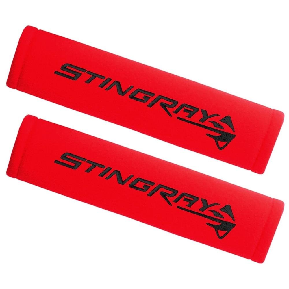 Corvette Seatbelt Harness Pad : C7 Stingray (Yellow)-SR1 Performance