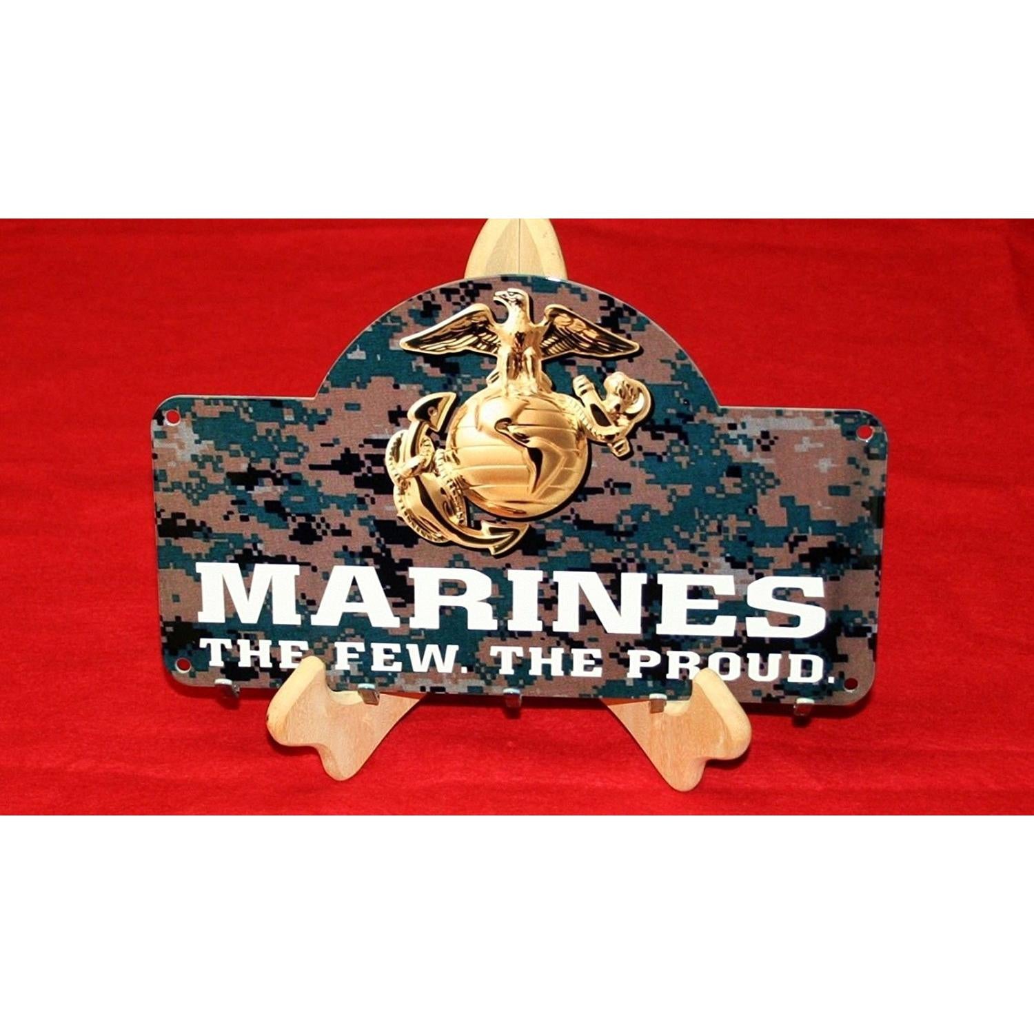 USMC Enlisted Key Chain Holder - Green Camo 16