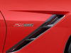 C7, C8 Corvette Z51 Badge/Emblem - Domed - Carbon Fiber Look w/Chrome Trim
