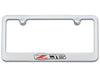 C6 Corvette Z06 505HP Logo Metal License Frame - Chrome