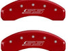 MGP Caliper Covers 14036SCS5RD Caliper Cover with Red Powder Coat Finish, (Set of 4)