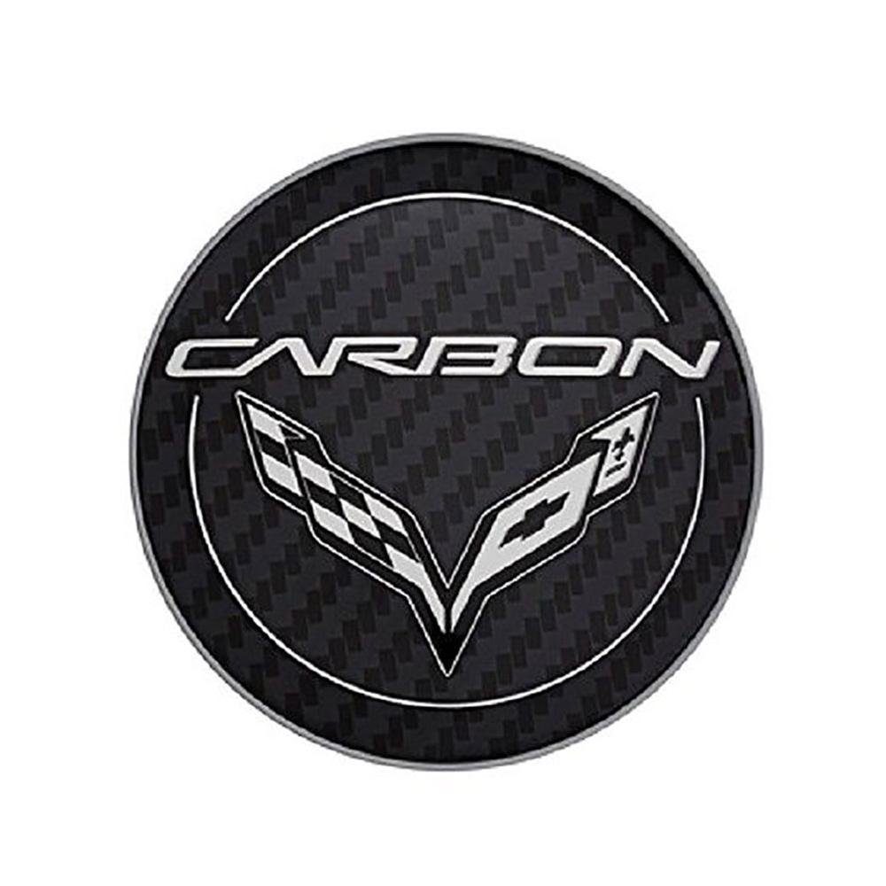 Genuine GM C7 Carbon Logo Center Cap