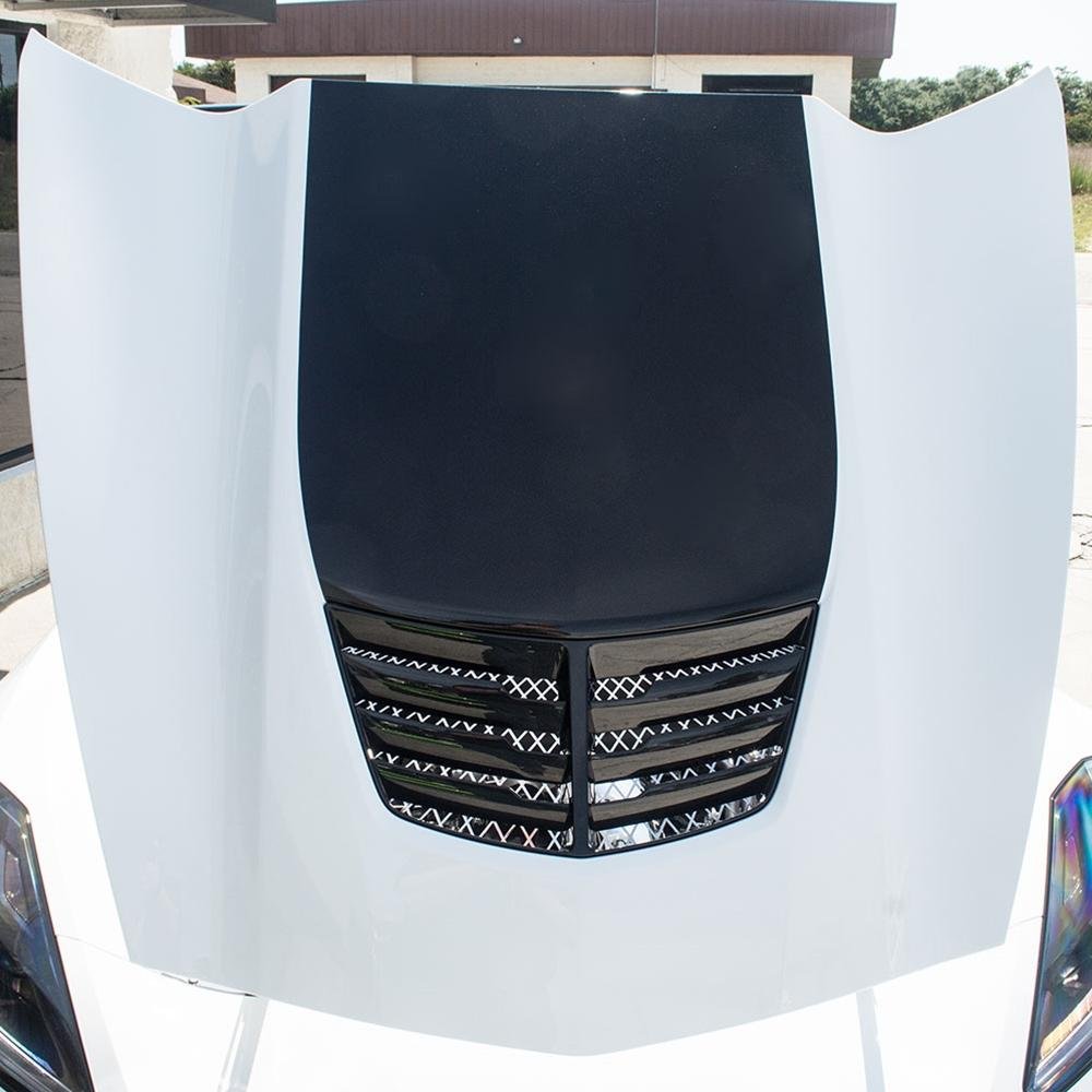 Corvette Expanded Diamond Pattern Hood Vent Grille : C7 Z06-SR1 Performance