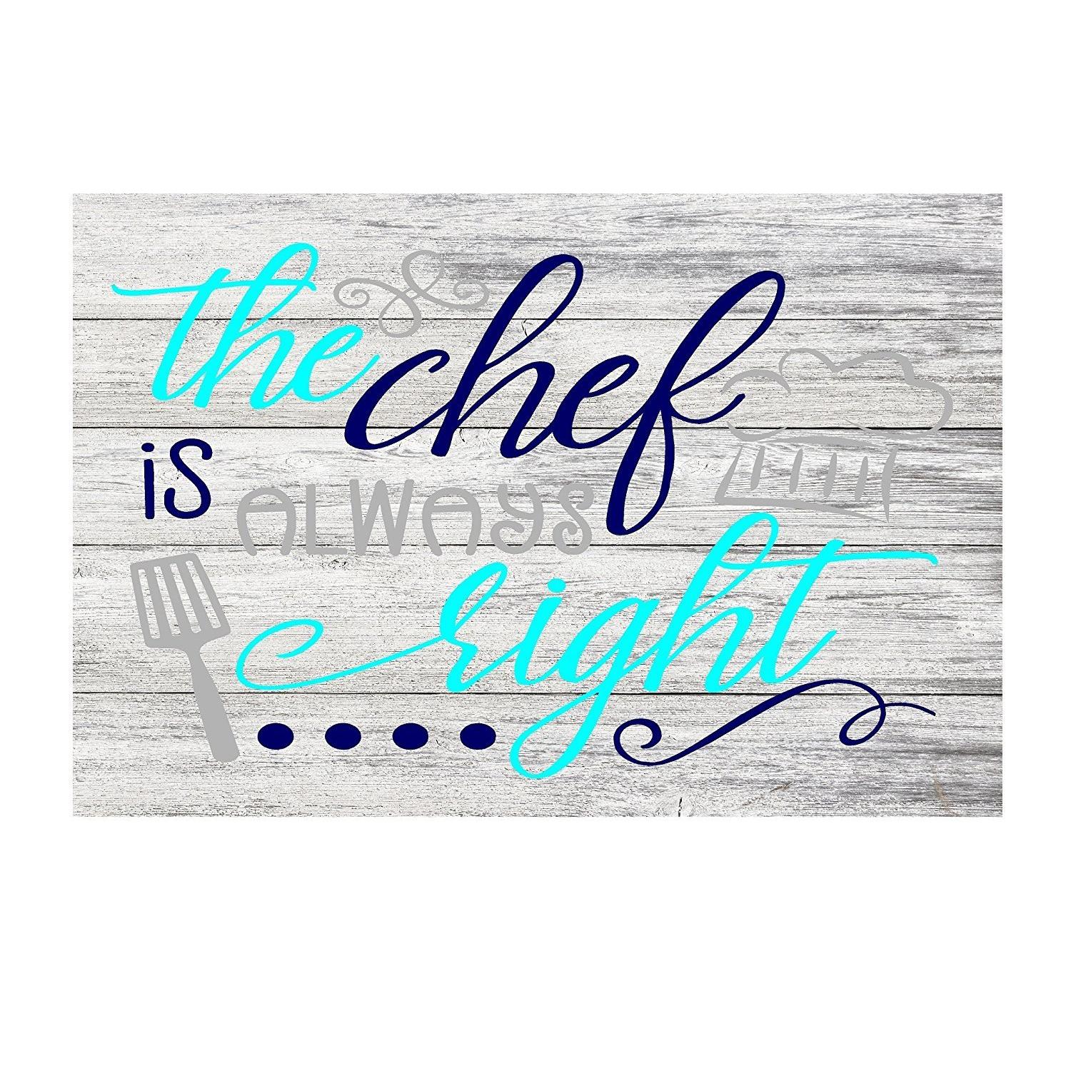 Life is Short Eat Dessert First Funny Quote Metal Kitchen Sign - 12" x 8"