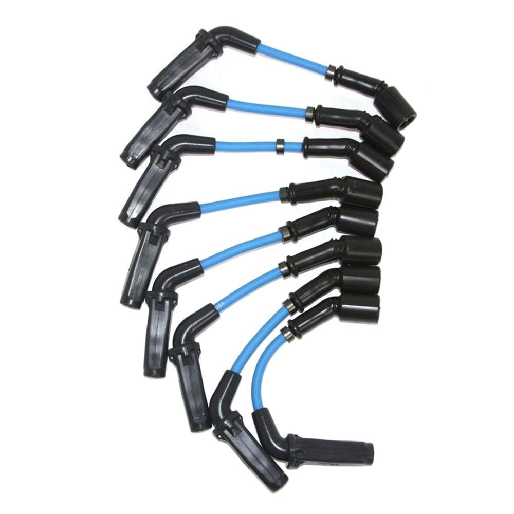 Corvette Spark Plug Wires (Set) - Granatelli Motorsports 8mm Blue : C6 2005-2013 LS2/LS7/LS3