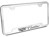 Automotive Gold Laser Etched Mirrored Cadillac Cut-Out Frame