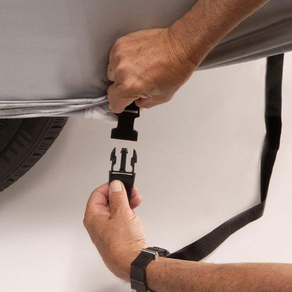 Corvette Intro-Guard Car Cover - Embossed - Indoor/Outdoor - Silver/Red : C7 Stingray, Z51, Z06, Grand Sport-SR1 Performance