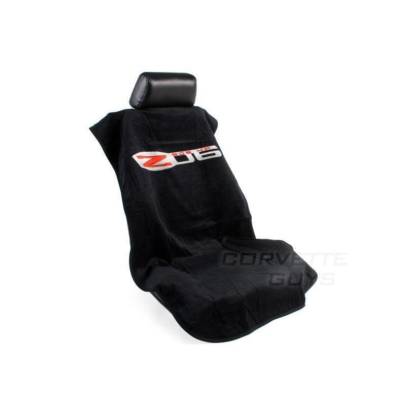Corvette Seat Armor Protective Cover - Black Pair (Z06)-SR1 Performance