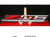 C7 Corvette ZO6 Super Charged Wall Emblem Large Metal Z06 Art 2015 and Newer Full 35" by 5"