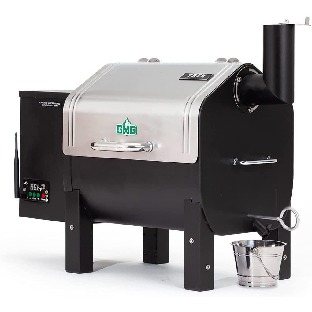 Green Mountain Trek Portable Wood Pellet Tailgating Grill - Wi-Fi Controlled-SR1 Performance