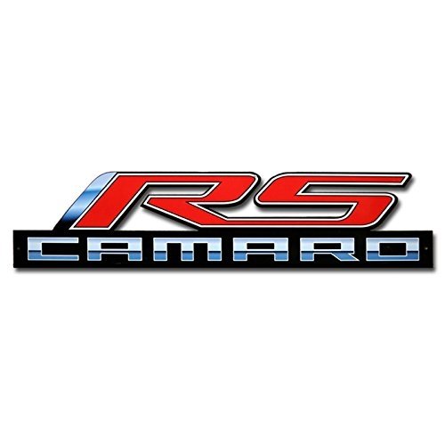 RS Camaro Metal Sign Large - 34" x 8"-SR1 Performance