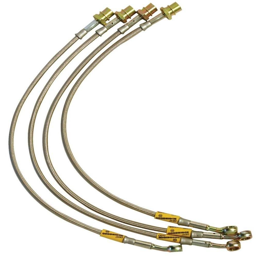 Corvette Goodridge G-Stop Brake Lines - Stainless Steel (Set) : 2005-2013 C6