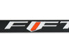 Camaro Fifty License Plate Frame - Black with Mirror/Orange Logo