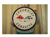 1958-1962 Corvette Emblem Metal Sign 19" x 19"